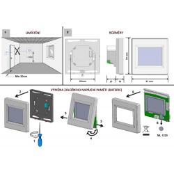 Dotykový termostat TFT obr.3